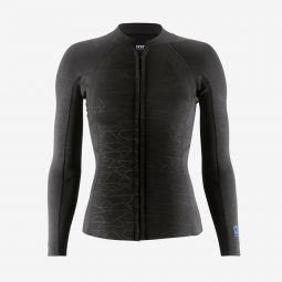 Womens R1 Lite Yulex Long-Sleeved Wetsuit Top BLK