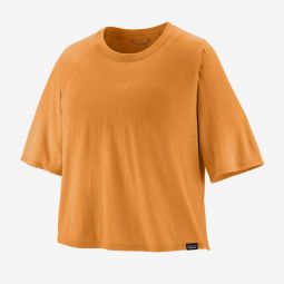Womens Short-Sleeved Capilene Cool Trail Cropped Shirt GNCA