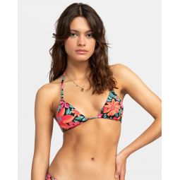 Printed Beach Classics Slide Triangle Bikini Top
