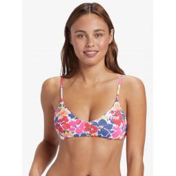 Printed Beach Classics Athletic Triangle Bikini Top