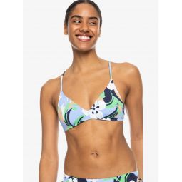 Printed Beach Classics Strappy Bra Bikini Top