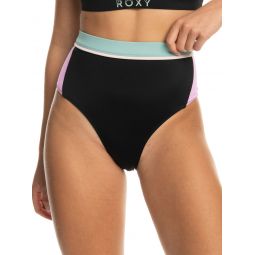 Roxy Active High Waist Bikini Bottoms