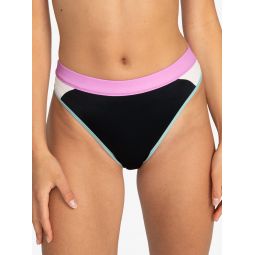 Roxy Active Mid Waist Bikini Bottoms