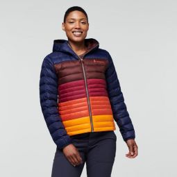 Cotopaxi Womens Fuego Down Hooded Jacket Colorblock