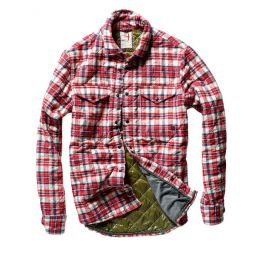 Relwen Mens Quilted Flannel Shirtjacket