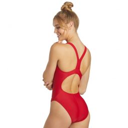 Sporti Solid Wide Strap One Piece Swimsuit (22-44)