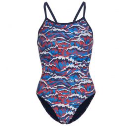 Sporti New Waves Thin Strap One Piece Swimsuit Youth (22-28)