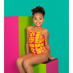Sporti x She Is This Limited Edition Shine Bright Thin Strap One Piece Swimsuit Youth (22-28)
