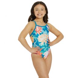 Sporti x Alex Walsh Super Bloom Thin Strap One Piece Swimsuit Youth (22-28)