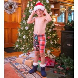 Sporti Granny Sweater Holiday Tartan Jammer Swimsuit Youth (22-28)