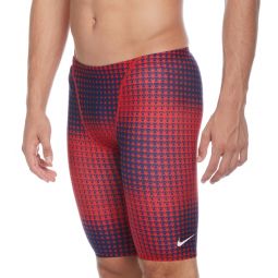 Nike Mens HydraStrong Multi Print Jammer Swimsuit