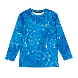 Speedo Boys Long Sleeve Printed Swim Shirt (Little Kid, Big Kid)