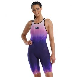 TYR Womens Venzo Influx Open Back Tech Suit Swimsuit