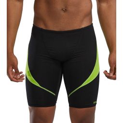 TYR Mens Solid Curve Splice Jammer Swimsuit