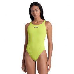 Arena Womens Solid Tech Back One Piece Swimsuit