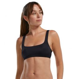 TYR Active Womens Solid Kelly Square Neck Bikini Top