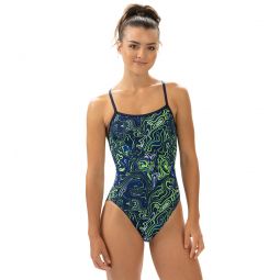 Dolfin Womens Reliance Forcefield V-Back One Piece Swimsuit