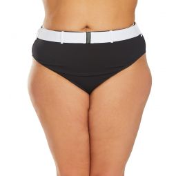 Volcom Plus Size Simply Rib Retro Bikini Bottom