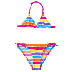 Arena Girls 6-7 Years Stripes Triangle Bikini Swimsuit Set