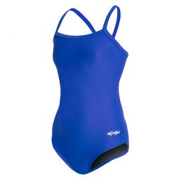 Dolfin Xtra Life Lycra Solid Youth V-2 Back One Piece Swimsuit
