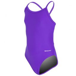 Sporti Solid Thin Strap One Piece Swimsuit Youth (22-28)