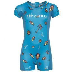 Rip Curl Boys Short Sleeve UV 50+ Springsuit (Toddler, Little Kid)