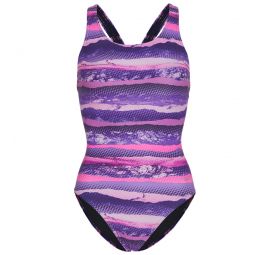 Sporti Deep Wide Strap One Piece Swimsuit Youth (22-28)