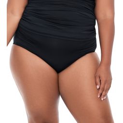 Lauren Ralph Lauren Womens Plus Size Beach Club High Waist Bikini Bottom