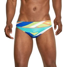 Speedo Vibe Mens Printed One Brief Swimsuit