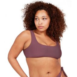 Volcom Womens Plus Size Simply Seamless Scoop Bikini Top