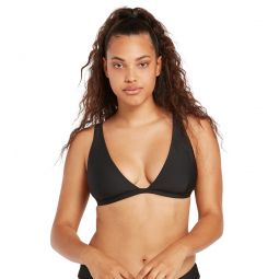 Volcom Womens Simply Seamless Halter Bikini Top
