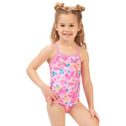 Dolfin Girls Confetti One Piece Swimsuit (Toddler, Little Kid)