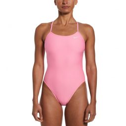 Nike Womens Water Reveal Adjustable Crossback One Piece Swimsuit