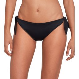 Ralph Lauren Womens Beach Club Solids Side Tie Scoop Bikini Bottom