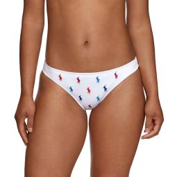 Polo Ralph Lauren Womens Logo Icons Devin Hipster Bikini Bottom