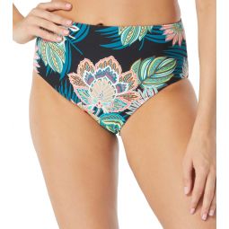 Coco Reef Womens Tropical Lotus Verso High Waisted Bikini Bottom