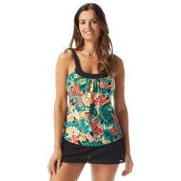 Coco Reef Womens Passion Flower Ultra Fit Bra Sized Tankini Top (C/D/DD/E/F Cup)