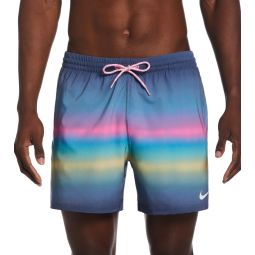 Nike Mens Horizon Stripe Swim Trunks