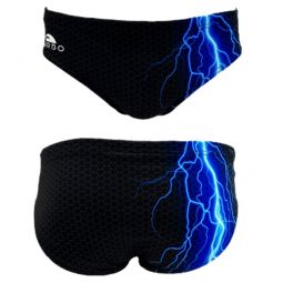 Turbo Mens Hex Storm Water Polo Brief Swimsuit