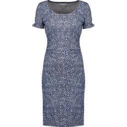 Marybeth printed silk-jersey dress