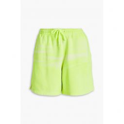 Printed French cotton-terry shorts