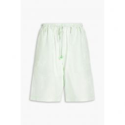 Satin-jacquard shorts