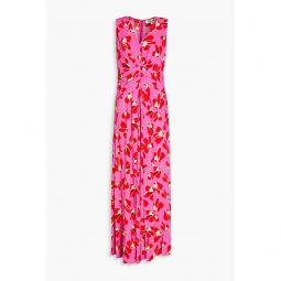 Ace floral-print crepe maxi dress