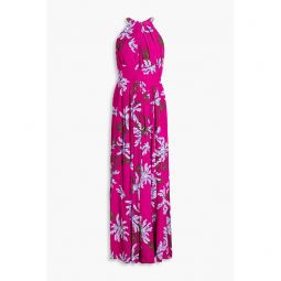 Ziva floral-print crepe de chine maxi dress