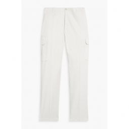 Linen and cotton-blend twill cargo pants