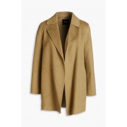 Clairene wool and cashmere-blend felt coat