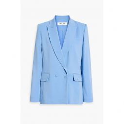 Salzburg double-breasted crepe blazer