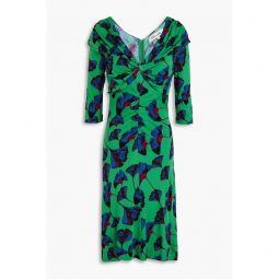 Jim printed jersey dress