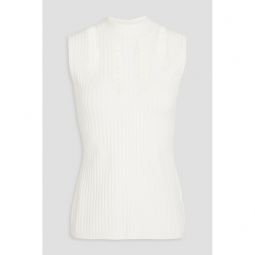 Viviane ribbed-knit turtleneck top