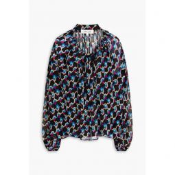 Kipleen printed chiffon blouse